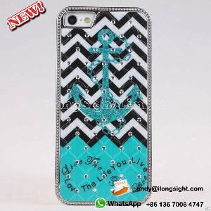 Retro Boat Anchor Relief Pattern Hard Cases Cover For Iphone 5 5s