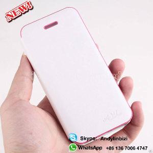 White Magnetic Pu Leather Wallet Flip Stand Case Hard Cover For Iphone 5