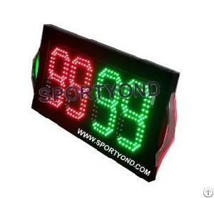 sided display led substitution board football game