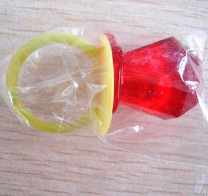 fruit flavours diamond ring pops candy