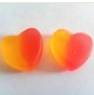 Peach Heart Shape Fruit Jelly Gummy Candy