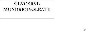 glyceryl monoricinoleate