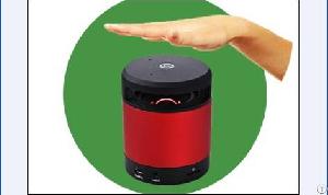 Mini Portable Bluetooth Speaker With Gesture Sensor Tf Card Slot Fm Option Super Sound