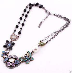 Hot Sell Elegant Gold Alloy Necklace
