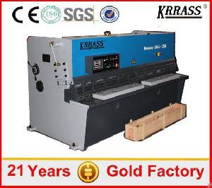 Nanjing Krrass Cnc Shearing Machine With 2 Years Warranty