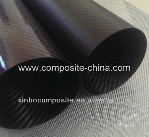 Carbon Fiber Auto Muffler Pipe , Carbon Fiber Exhaust Muffler Pipe , Xinbo Composite