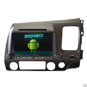 China Honda Right Side Civic Special Car Central Multimidia With Dvd Gps Navigation System Can Bus