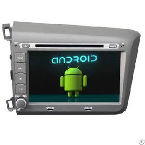 China Wholesale Homda 2012 Left Civic In Dash Car Dvd Video Player Android Built In Gps Price