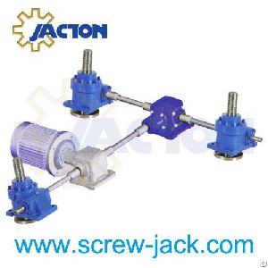 We Are Multi-units Screw Jack System, Hoist Lift Gates Bevel Gear System Suppliers And Manufacturers