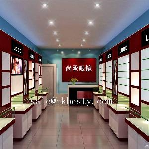 China Modern Glasses Shop Display Showcase