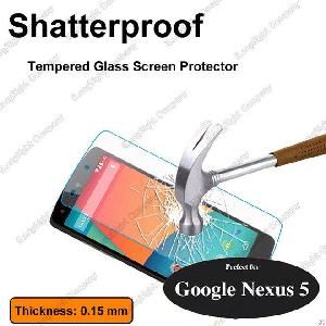 Oleophobic Coating 9h Strong Hardness Glass Screen Protector For Nexus 5