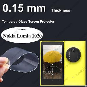Tempered Glass Front Lcd Screen Protectors 9h Hardness, 2.5d Rounded Edges For Nokia Lumia 1020