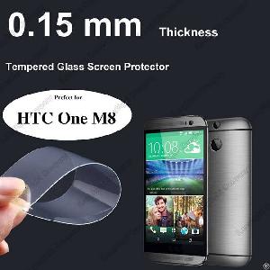 Ultra Thin Lightweight Rounded Edge Tempered Glass Screen Protector For Htc One M8