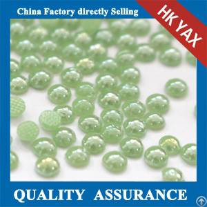 China Factory High Quality Half Round Ceramic Pearl