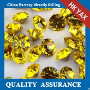 D0926 China Factory Direct Selling Point Back Rhinestones High Quality Stone Pointed Back