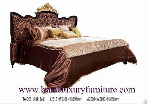 Classic Bed Ta-003 Wood Furniture Royal Luxury