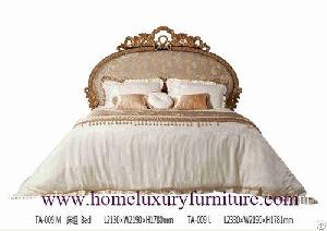 King Beds Queen Solid Wood Supplier Ta-009 Italy Style Europe