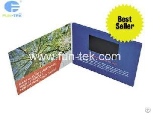 Best 4.3 Inch Video Brochure Greeting Card With Touchscreen For Design Marketing Agencies