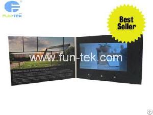 Marketing Tool 10.1 Inch Tft Lcd Video Greeting Card Mailer Brochure Booklet