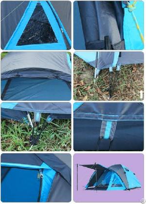 Four Man Tent With Transparent Windows