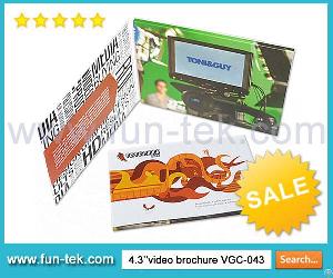 wholesale lcd video brochure card vgc 043 factory