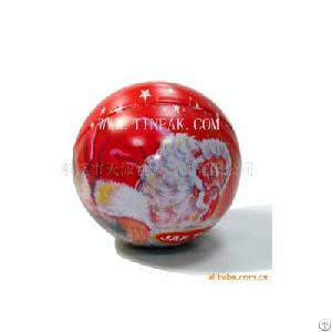 Beautiful Christmas Ball Tin Box Manufacture