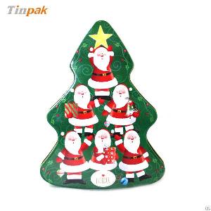 christmas tree tin box suppliers