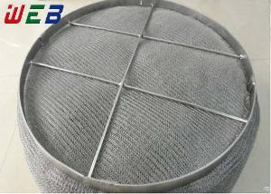 Wire Mesh Demister Pads For Gas Filter