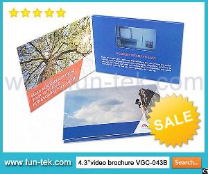 Premium Video Brochure Tv In A Card Video In Print Direct Mailer Book Vgc-043 For Famous Brands