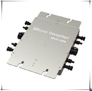 New Waterproof Wvc 1200w Micro On Grid Power Inverter Dc22-50vdc Ac220v / Ac110v