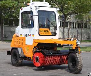 Road Sweeper Sweeping Width 1500mm Get Rid Of The Solid Foreign Matters