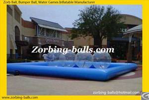 Inflatable Water Ball Pool, Swimming Pools For Walking Zorb Ball, Water Zorbing Playground Equipment