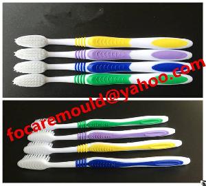 Two Component Tooth Brush Mold, Rotational Brush Molds, Co Injection Toothbrush Mold Maker China