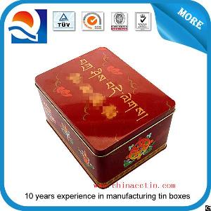 Rectangular Airtight Coffee Tin Box Wholesale
