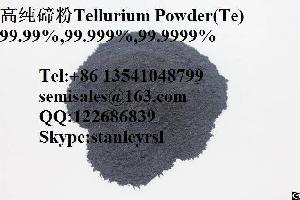 Tellurium Powder -100mesh -200mesh Cas No13494-80-9