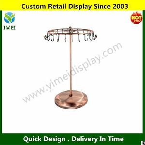 rotating metal jewelry display stands ym5 602