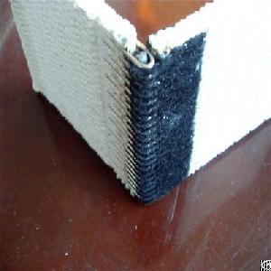 solid woven corrugated belt