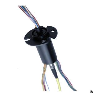 Hybrid Rotary Joint Electrical Fiber Optical Rotary Joint For 3d Display Ip68 For Robot