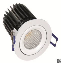 9w 720lm Cob Tiltable Led Down Light Outer Driver Ac220-240v For Store Or Hotal