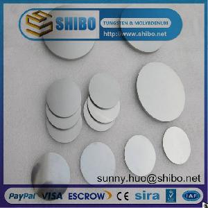 Molybdenum Disc For Semiconductor Parts And Vacunm Parts