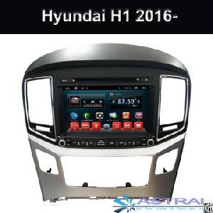 car audio player built navigation android quad core hyundai h1 2016 2017