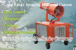 Portable Long Range Spray Large Industrial Cannon For Dedust And Humidify Factory Workshop