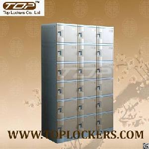 Six Tier Plastic Cabinets, Coffee Color