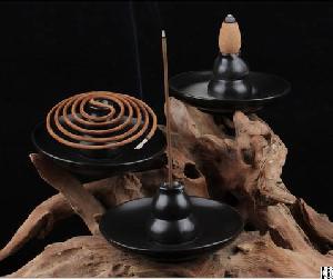 Multipurpose Ceramic Incense Burner Bottle Gourd Shaped Incense Holder Smoke Backflow Aroma Furnace