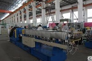 Plastic Processing Pp, Pe, Pvc, Pet, Abs Twin Screw Extruder For Masterbatch