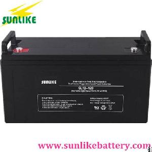 Rechargeable Solar Lead Acid Battery 12v120ah For Solar Home System