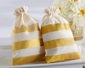 Cotton Pouch / Muslin Drawstring Bag / Wedding Bags