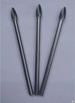 Sf-5l6 Tree Shape Burs With Radius End With Long Shank Solid Carbide