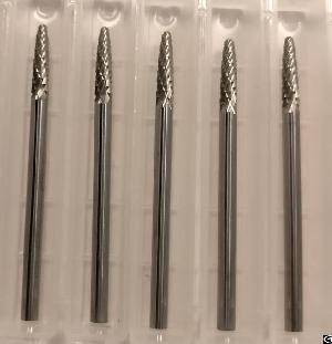 Tree Shape With Radius End Miniature Burs Solid Carbide