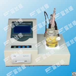 Automatic Trace Moisture Analyzer Oil Water Content Tester Karl Fisher Titrator